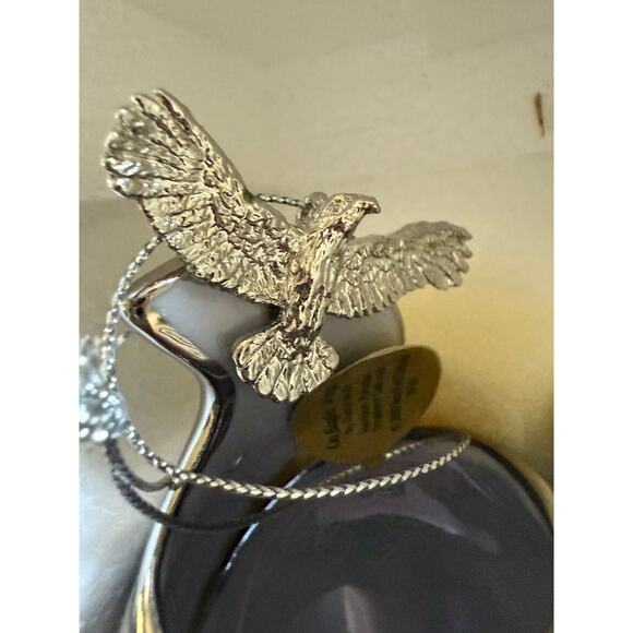 Bradford Editions Eagle Christmas Ornaments Set of 3 Certificate of Authenticity - Picture 5 of 6